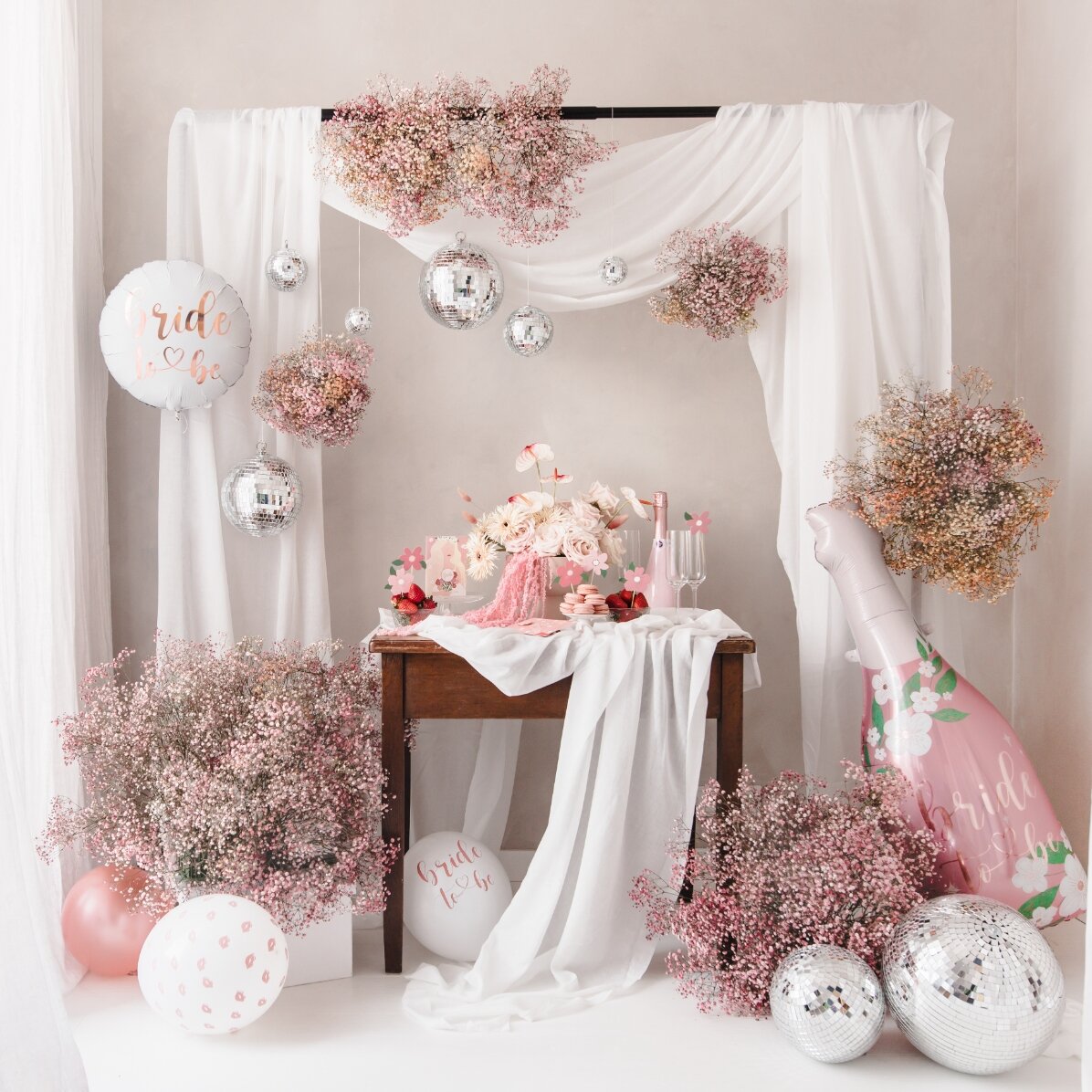 Ballon-Set „Mix“ für den Junggesellinnenabschied – Bride to be