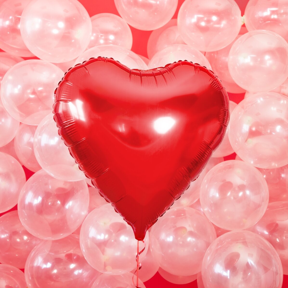 Luftballon – Rotes Herz, 45 cm
