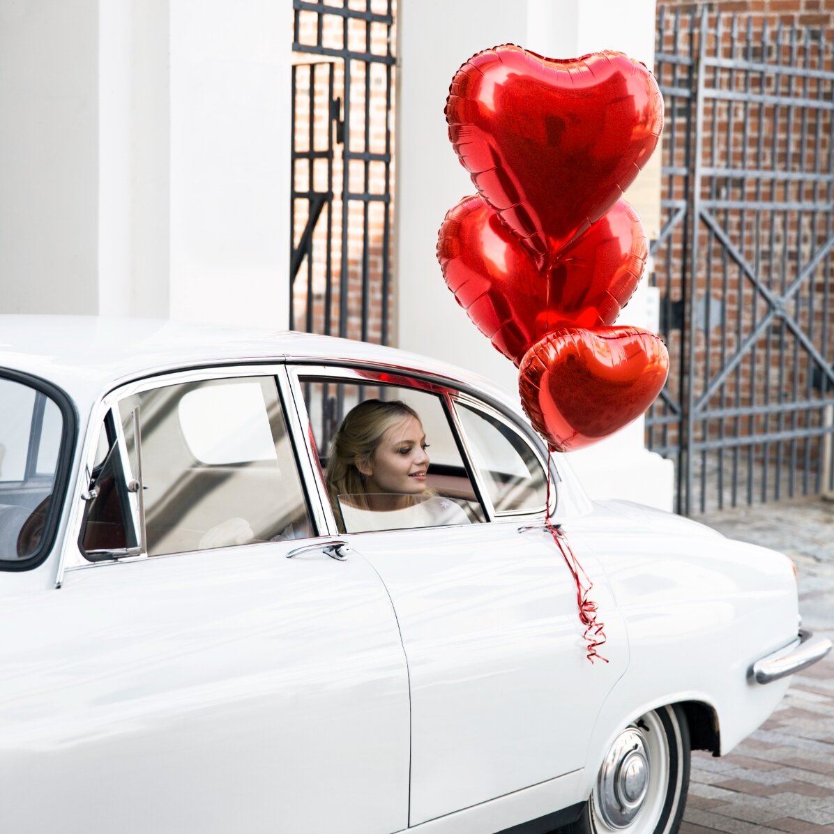 Luftballon – Rotes Herz, 61 cm