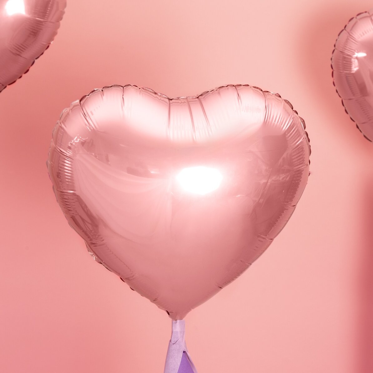 Luftballon – Herz, Roségold, 45 cm