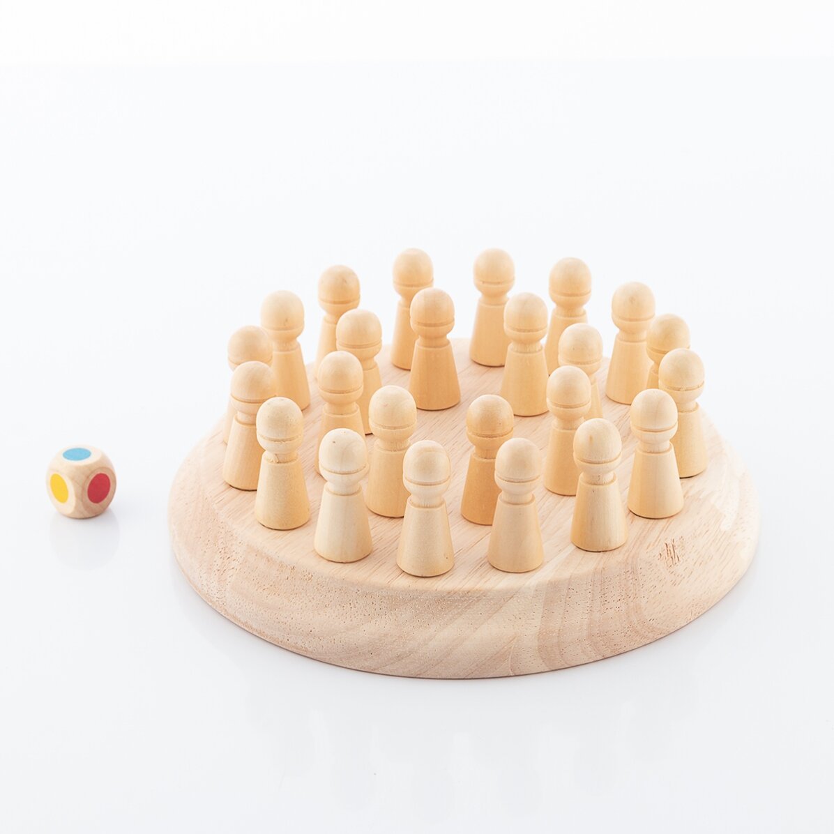 Schach-Memory-Spiel aus Holz