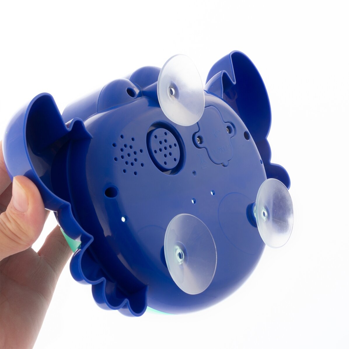 Bath toy - musical crab with bubble blower