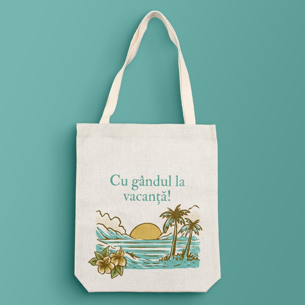 Personalised bag with text - With holidays in mind