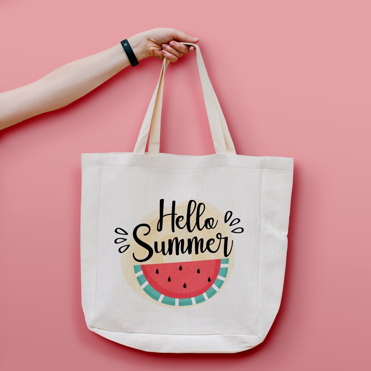 Personalised bag - Hello, summer