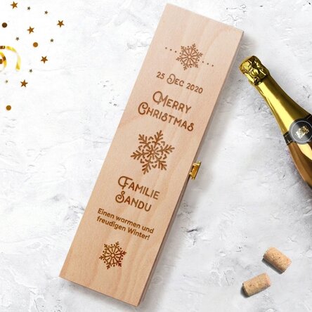 Personalisierte Sektbox – Christmas Magic