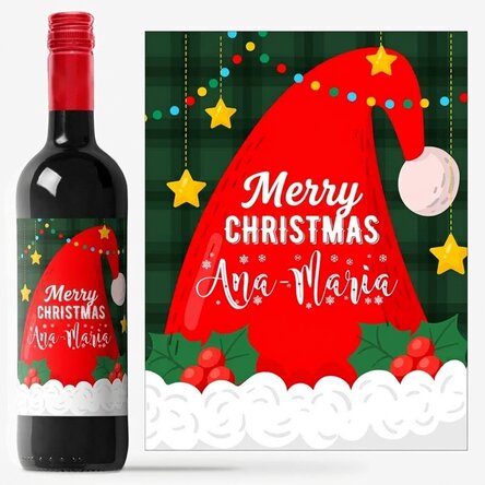 Wein mit individueller Beschriftung – Weihnachtsmann