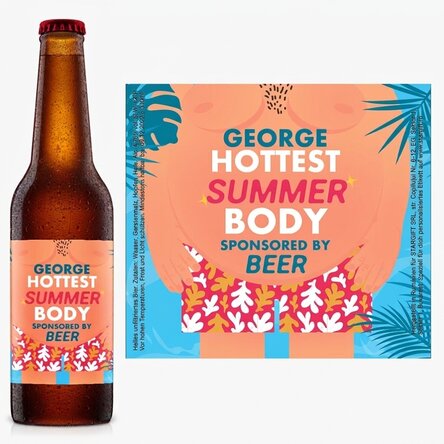 Bier mit individueller Beschriftung – Hot Body