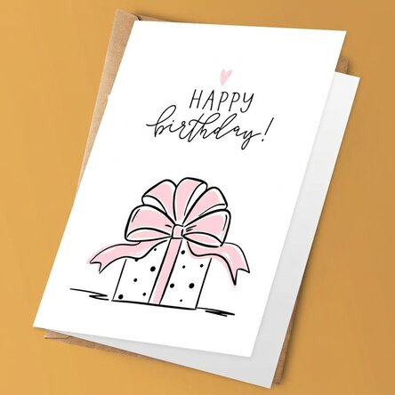 Personalised greeting card - Birthday gift