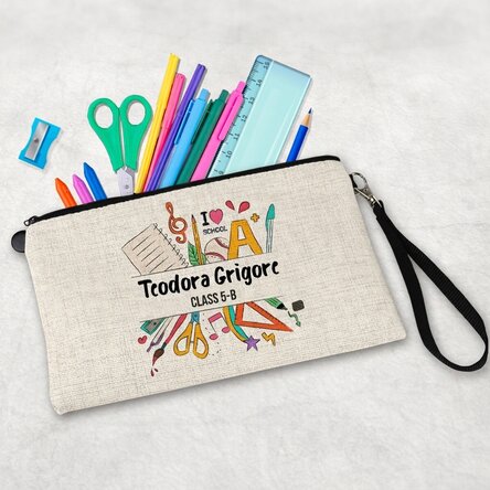 Personalised school kit with text - Back to school