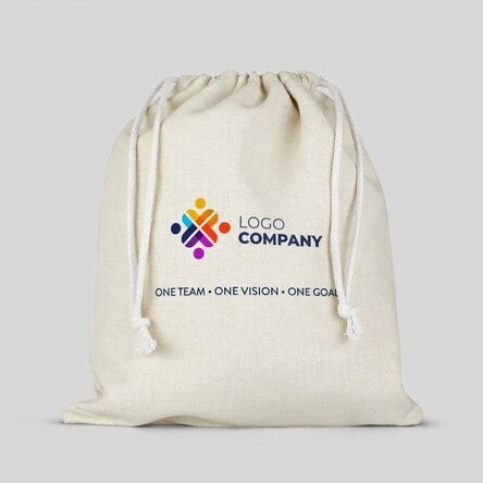Mittlere Tragetasche, individuell gestaltet mit Logo und Text