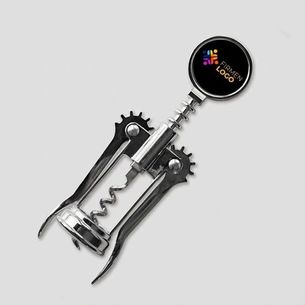 Personalisierter Korkenzieher mit Logo und Text