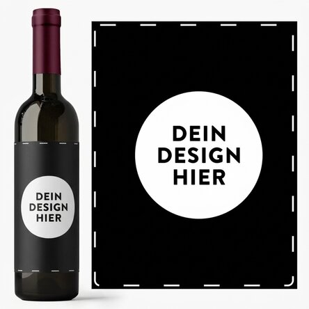 Wein mit deinem eigenen Motiv