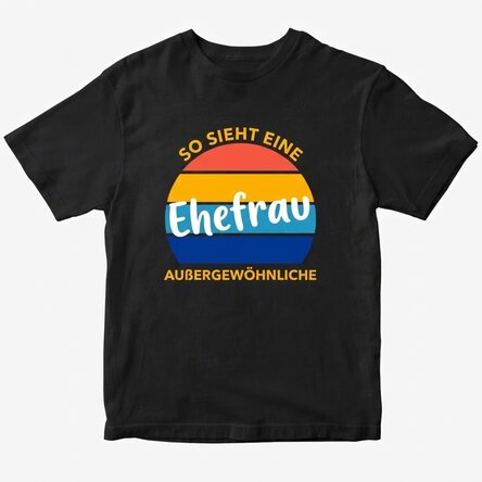 Personalisiertes Baumwoll-T-Shirt mit Aufdruck – Außergewöhnlich
