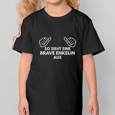 Personalisiertes Baumwoll-T-Shirt für Kinder mit Aufdruck – So sieht es aus...