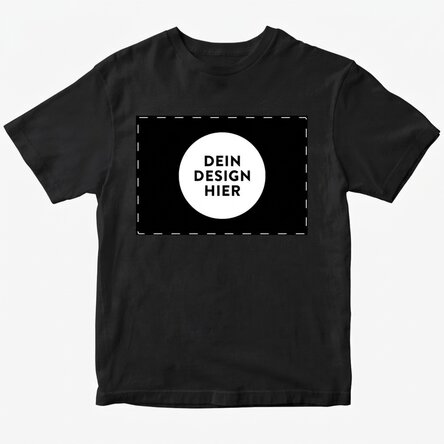 Personalisiertes Baumwoll-T-Shirt mit deinem Landscape-Motiv