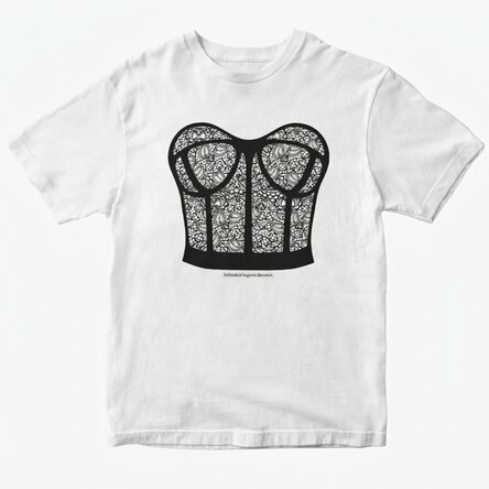 Personalisiertes Baumwoll-T-Shirt mit Aufdruck – Korsett