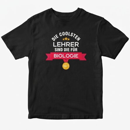 Personalisiertes Baumwoll-T-Shirt mit Aufdruck – Coole Lehrer