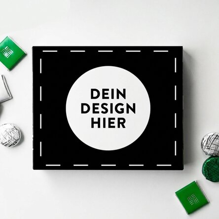 Personalisierte Pralinenschachtel mit deinem eigenen Motiv
