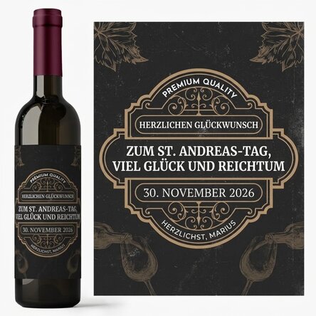 Wein mit persönlicher Botschaft – Vintage Wine