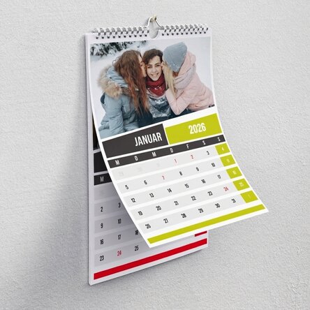 Individuell gestalteter Kalender – mit deinen Fotos in Farbe