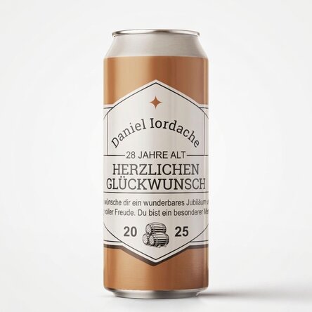 Bier in einer Dose mit individueller Beschriftung – Classic Beer
