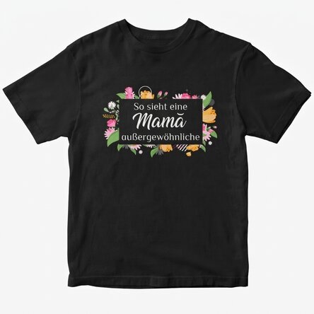 Personalisiertes Baumwoll-T-Shirt mit Aufdruck – Außergewöhnliche Frau