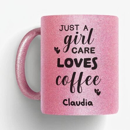 Personalised mug with text - Love