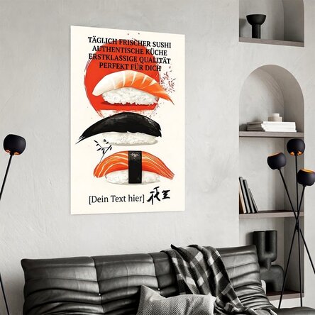 Poster „Sushi-Kunst“