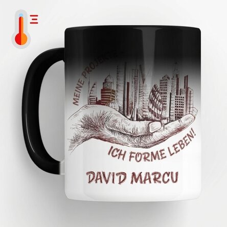 Personalisierte Zaubertasse mit Text – Architekt