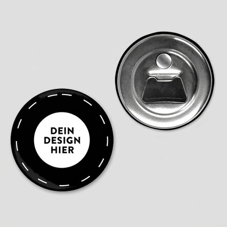 Flaschenöffner mit Magnet, individuell mit deinem Motiv gestaltet