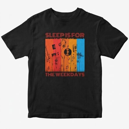 Personalisiertes Baumwoll-T-Shirt mit Aufdruck – Music life