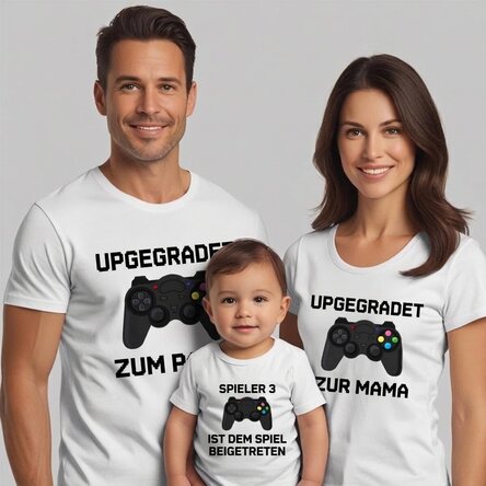 Personalisiertes Baumwoll-T-Shirt für Kinder/Erwachsene – Videospiele