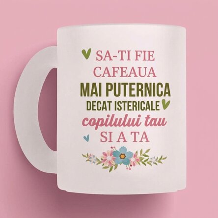 Personalisierte Tasse mit Botschaft – Kaffee