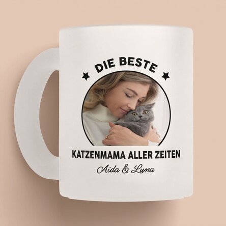 Personalisierte Tasse mit Foto und Botschaft – Best