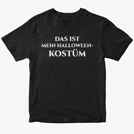 Personalisiertes Baumwoll-T-Shirt mit Aufdruck – Halloween