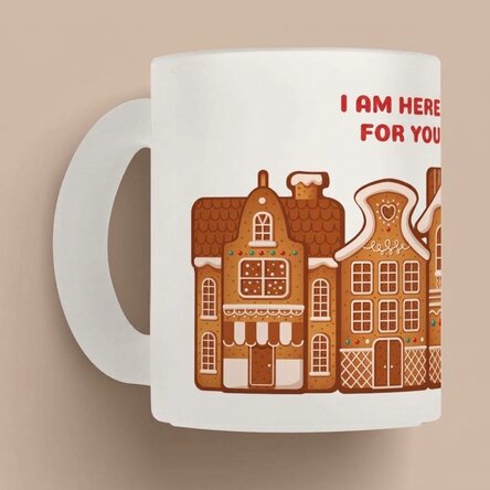 Personalisierter Becher mit individueller Botschaft – Gingerbread