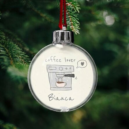 Personalised globe with name - Coffee lover