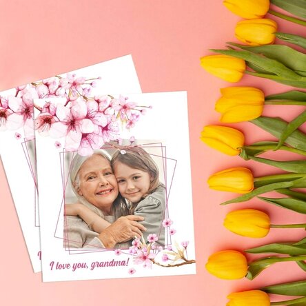Personalisiertes Foto im Format 10 x 12 cm mit einem Bild – Frühling