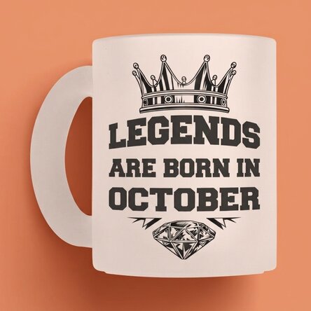 Personalisierter Becher mit Text – Legenden entstehen in...