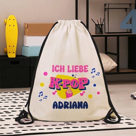 Personalisierter Rucksack mit Aufdruck – Kpop