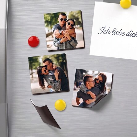 Fotomagnete – 12er-Set, 6 x 6 cm
