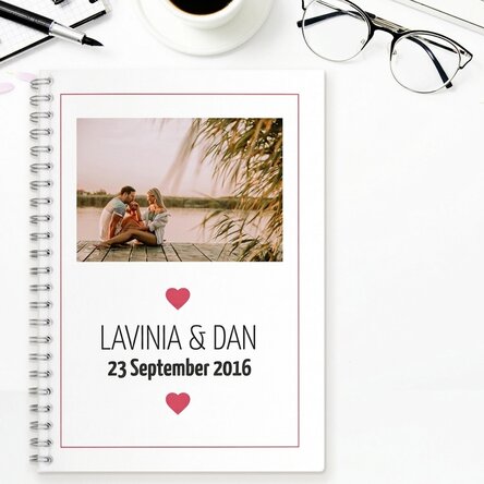 Personalised notebook - Love Story