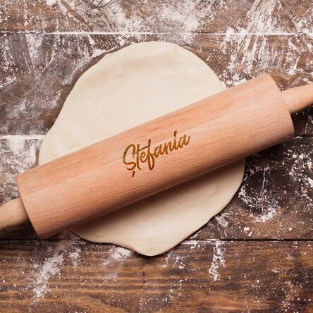 Individuell mit deinem Namen gestalteter Holz-Drehstift