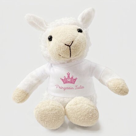 Personalisiertes Schaf-Plüschtier – Prinzessin