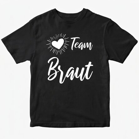Personalisiertes T-Shirt mit Aufdruck – Team Bride
