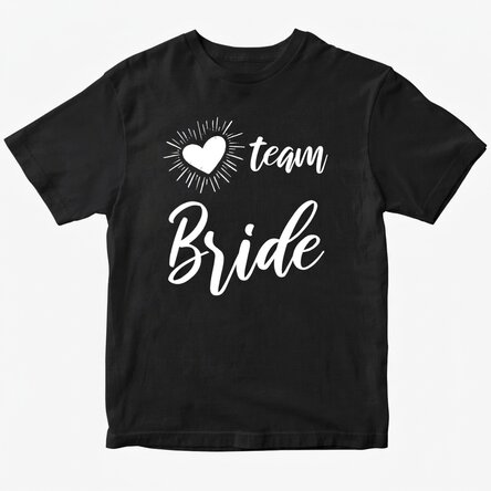 Personalisiertes T-Shirt mit Aufdruck – Team Bride