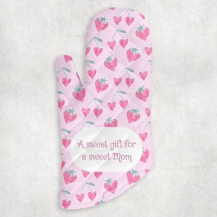 Personalisierter Küchenhandschuh mit Schriftzug – Sweet
