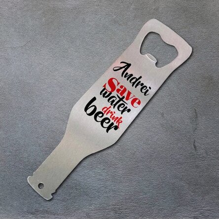 Personalisierter Bieröffner – Drink beer