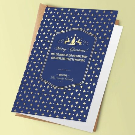 Personalisierte Grußkarte mit Text – Modell „Sparkle“
