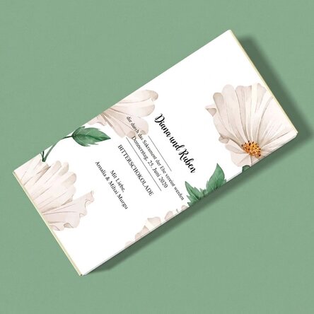 Personalisierte Schokolade mit Text – Delicate